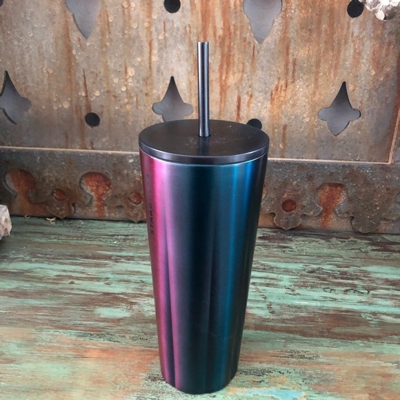 Starbucks Fall 2021 Scalloped Metallic Tumbler New - Picture 3 of 8